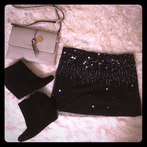 Wet Seal sparkle mini skirt